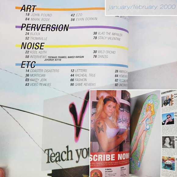 While You Were Sleeping Magazine Vintage 2000 Danzig John Pound Stacy Valentine - Picture 4 of 8